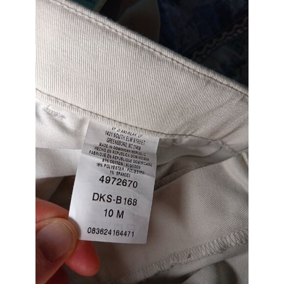 Lee Relaxed Straight At The Waist Shorts Womens 10 M Tan Pleated Walking - Picture 7 of 7